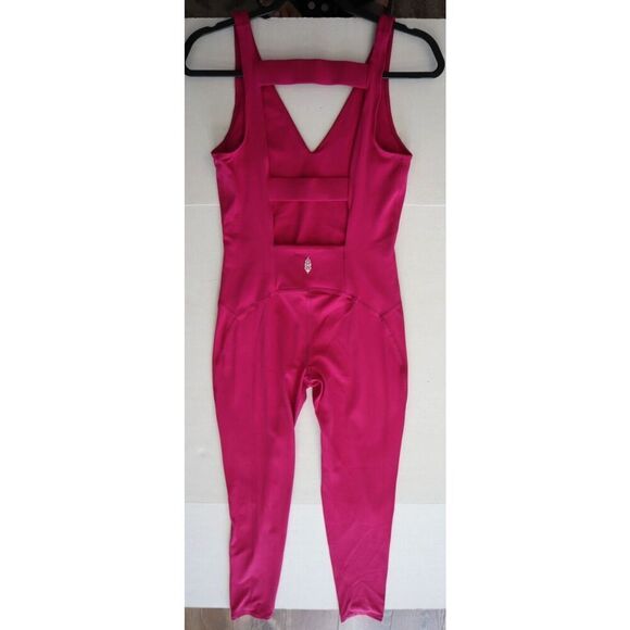 FP Movement OB1745676 WMN Sz S Berry/LT Purple Never Better 1-Piece Jumpsuit - Picture 8 of 8